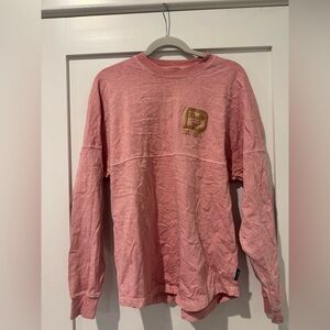 Walt Disney World Spirit Jersey | Pink w/ Gold Glitter | XS